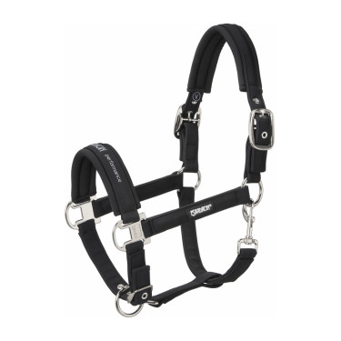 Capezzina Eskadron Softshell doppia fibbia Nero