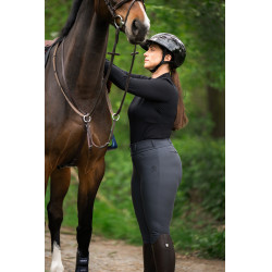 Pantaloni Pikeur Linn grip ginocchia donna Ombra scura Grigio Pantaloni Pikeur Linn grip ginocchia donna Ombra scura Grigio