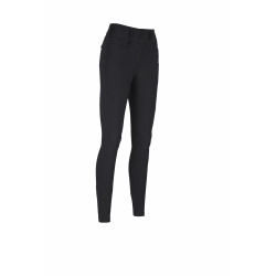 Pantaloni Pikeur Linn grip ginocchia donna Nero Pantaloni Pikeur Linn grip ginocchia donna Nero