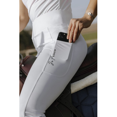 Pantaloni Equithème Flora con fondo in silicone Pantaloni Equithème Flora con fondo in silicone