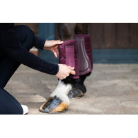 Stinchiere in mesh Eskadron Mora Bordeaux