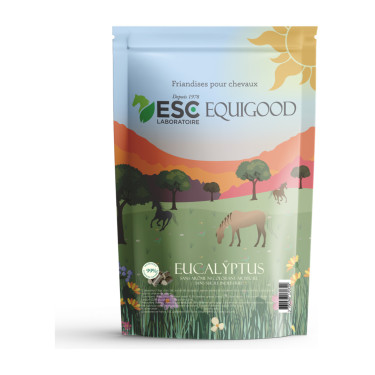 Ricompensa naturale all’eucalipto per cavalli