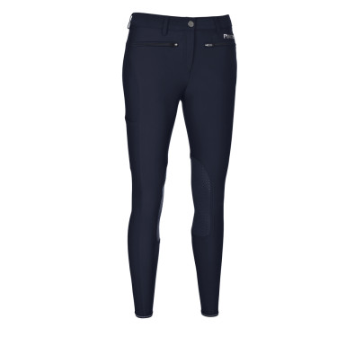 Pantaloni Pikeur Tessa da donna con grip al ginocchio Blu notte Pantaloni Pikeur Tessa da donna con grip al ginocchio Blu notte