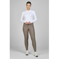 Pantaloni Pikeur Laure full grip donna 3005 a vita alta Talpa Marrone