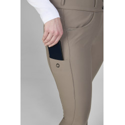 Pantaloni Pikeur Laure full grip donna 3005 a vita alta Talpa Marrone