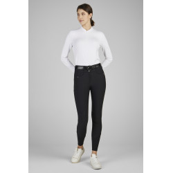 Pantaloni Pikeur Laure full grip donna 3005 a vita alta Nero