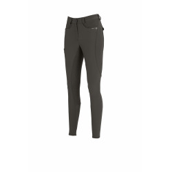 Pantaloni Pikeur Laure donna full grip vita media 3006 Oliva nera Nero Pantaloni Pikeur Laure donna full grip vita media 3006 Oliva nera Nero