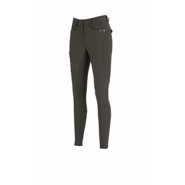 Pantaloni Pikeur Laure donna full grip vita media 3006 Oliva nera Nero Pantaloni Pikeur Laure donna full grip vita media 3006 Oliva nera Nero