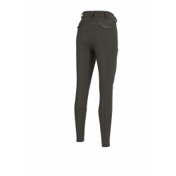 Pantaloni Pikeur Laure donna full grip vita media 3006 Oliva nera Nero Pantaloni Pikeur Laure donna full grip vita media 3006 Oliva nera Nero