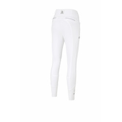 Pantaloni Pikeur Laure con fondo in finta pelle da donna Bianco Pantaloni Pikeur Laure con fondo in finta pelle da donna Bianco