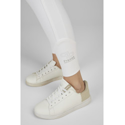 Pantaloni Pikeur Laure con fondo in finta pelle da donna Bianco Pantaloni Pikeur Laure con fondo in finta pelle da donna Bianco