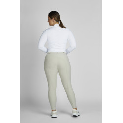 Pantaloni Pikeur donna Vally full grip 6106 a vita media Crema vaniglia Beige