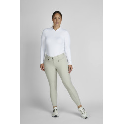 Pantaloni Pikeur donna Vally full grip 6106 a vita media Crema vaniglia Beige
