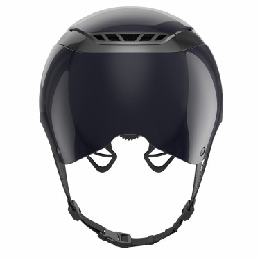 Casco da equitazione Abus Airluxe Chrome Blu notte brillante Casco da equitazione Abus Airluxe Chrome Blu notte brillante