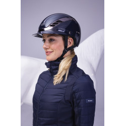 Casco da equitazione Abus Airluxe Chrome Blu notte brillante Casco da equitazione Abus Airluxe Chrome Blu notte brillante