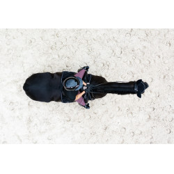 Casco da equitazione Abus Airluxe Chrome L.V Nero lucido Casco da equitazione Abus Airluxe Chrome L.V Nero lucido