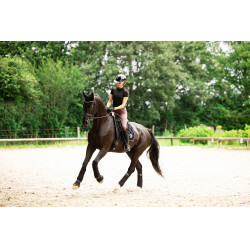 Casco da equitazione Abus Airluxe Chrome L.V Nero lucido Casco da equitazione Abus Airluxe Chrome L.V Nero lucido