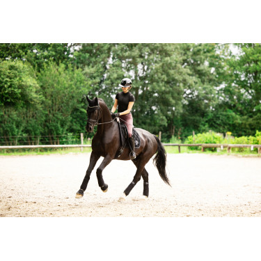 Casco da equitazione Abus Airluxe Chrome L.V Nero lucido Casco da equitazione Abus Airluxe Chrome L.V Nero lucido