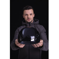 Casco da equitazione Abus Airluxe Chrome L.V Nero lucido Casco da equitazione Abus Airluxe Chrome L.V Nero lucido
