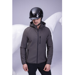 Casco da equitazione Abus Airluxe Chrome L.V Nero lucido Casco da equitazione Abus Airluxe Chrome L.V Nero lucido