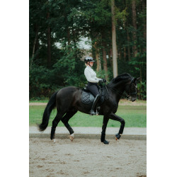 Casco da equitazione Abus Airluxe Chrome L.V Nero lucido Casco da equitazione Abus Airluxe Chrome L.V Nero lucido