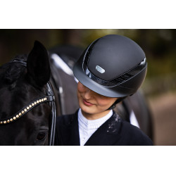 Casco da equitazione Abus Airluxe Supreme Nero