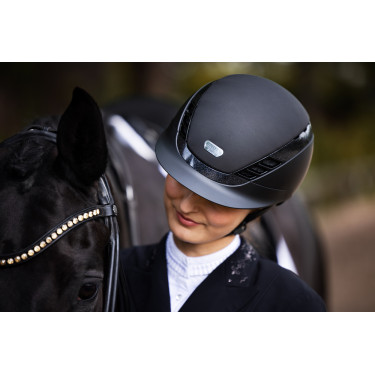 Casco da equitazione Abus Airluxe Supreme Nero