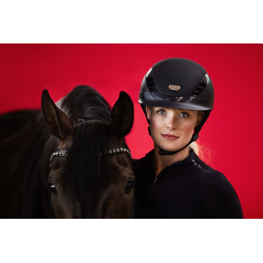 Casco da equitazione Abus Airluxe Supreme Nero