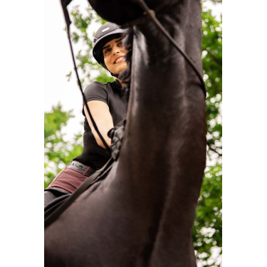 Casco da equitazione Abus Airluxe Supreme Nero