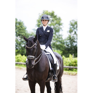 Casco da equitazione Abus Airluxe Supreme Nero