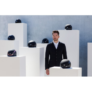 Casco da equitazione Abus Airluxe Supreme Nero