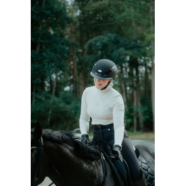 Casco da equitazione Abus Airluxe Supreme Nero