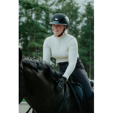 Casco da equitazione Abus Airluxe Supreme Nero