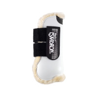 Stinchiere anteriori Eskadron Flexisoft finta pelliccia Bianco Stinchiere anteriori Eskadron Flexisoft finta pelliccia Bianco