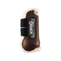 Stinchiere anteriori Eskadron Flexisoft finta pelliccia Bianco