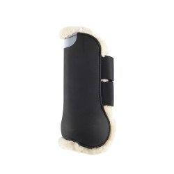 Stinchiere anteriori Eskadron Flexisoft finta pelliccia Nero Stinchiere anteriori Eskadron Flexisoft finta pelliccia Nero