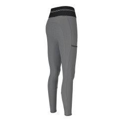 Leggings Pikeur Gia Athl full grip donna Grigio chiaro Leggings Pikeur Gia Athl full grip donna Grigio chiaro