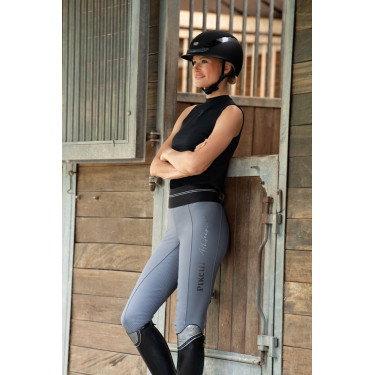 Leggings Pikeur Gia Athl full grip donna Grigio chiaro Leggings Pikeur Gia Athl full grip donna Grigio chiaro