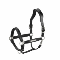 Capestro in cuoio Eskadron Stallion Nero