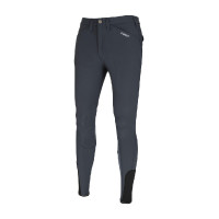Pantaloni da uomo Pikeur Rodrigo con grip al ginocchio Fango Grigio
