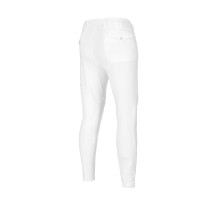 Pantaloni da uomo Pikeur Rodrigo con rinforzo alle ginocchia McCrown Kniebesatz Bianco
