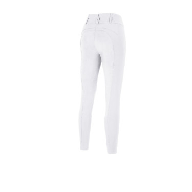 Pikeur Candela Damenreithose mit Kunstleder-Vollbesatz hohe Taille 1808 Bianco