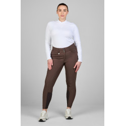 Pantaloni Pikeur Candela full grip da donna Ganzbesatz Tartufo Marrone
