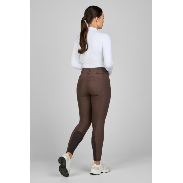 Pantaloni Pikeur Candela full grip da donna Ganzbesatz Tartufo Marrone