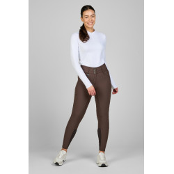 Pantaloni Pikeur Candela full grip da donna Ganzbesatz Tartufo Marrone