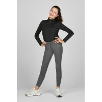 Pantaloni Pikeur bambino Brooklyn grip ginocchia Grigio chiaro Pantaloni Pikeur bambino Brooklyn grip ginocchia Grigio chiaro
