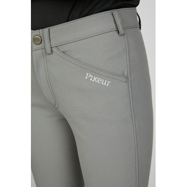 Pantaloni Pikeur bambino Brooklyn grip ginocchia Grigio chiaro Pantaloni Pikeur bambino Brooklyn grip ginocchia Grigio chiaro