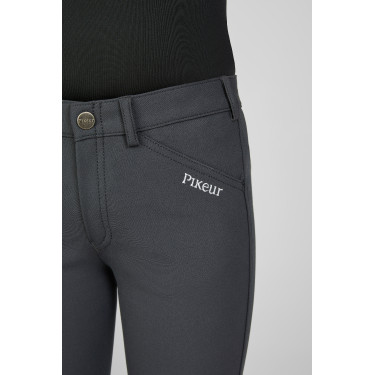 Pantaloni Pikeur bambino Brooklyn grip ginocchia Ombra scura Grigio Pantaloni Pikeur bambino Brooklyn grip ginocchia Ombra scura Grigio