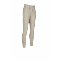 Pantaloni Pikeur donna New Candela con fondello in similpelle 3908 a vita alta Crema vaniglia Beige Pantaloni Pikeur donna New Candela con fondello in similpelle 3908 a vita alta Crema vaniglia Beige