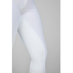 Pantaloni da donna Pikeur New Candela con falso fondello in pelle 3978 a vita alta Bianco